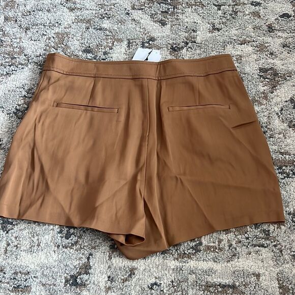 ZARA | Taupe Brown | POCKET CHINO SHORTS - Picture 9 of 11